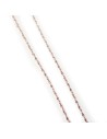 Fancy S-ketting in 925 sterlingzilver met roségoud verguldsel - 45 cm