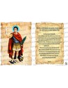 Novena candle sticker with French prayer - Saint Expedit