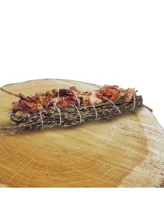 Salbeibündel mit Lavendel und Blumen - 12 cm