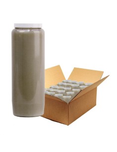 Novena candles - Grey