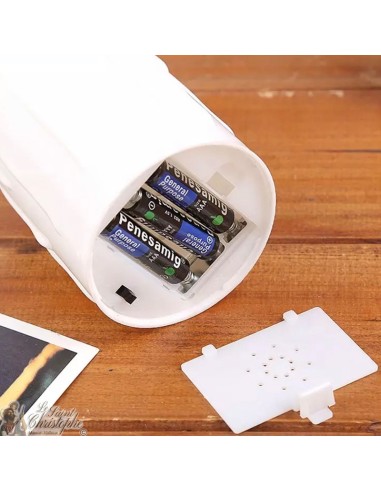 Vela de leds con llama parpadeante - Virgen Milagrosa