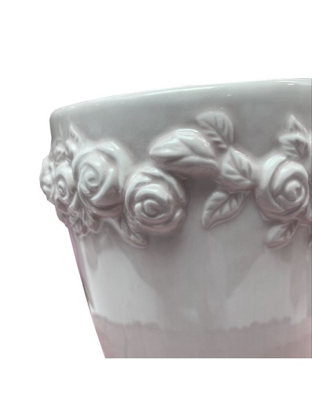 English Ceramic flower pot - 12.5 cm