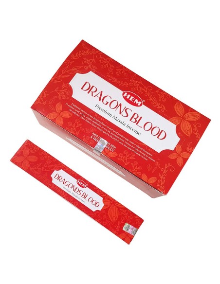 Premium Räucherstäbchen Dragon's Blood Masala - HEM