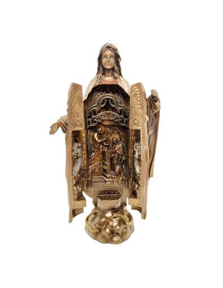 Vierge Miraculeuse bénitier à poser 22,50 cm