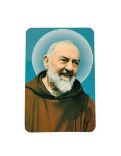 magnetische plaat om de koelkast met Padre Pio