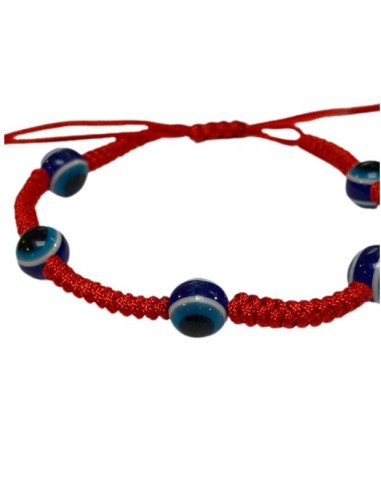 Red bracelet against the evil eye