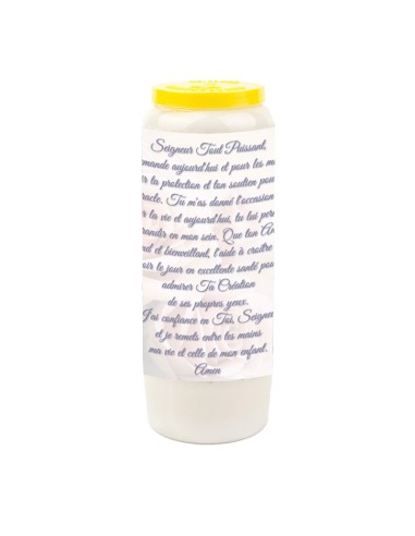 Novena candles for a mother-to-be - model 2