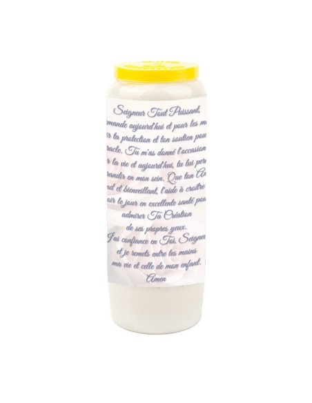 Velas de novena para futura mamá - modelo 2