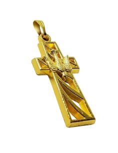 Croix pendentif avec colombe du Saint Esprit 2
