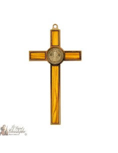Cross St. Benedict wood - 13 cm 2
