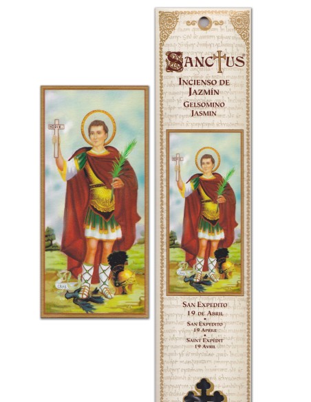 Pochette encens "Saint Expedit" - 15 pces - 60gr