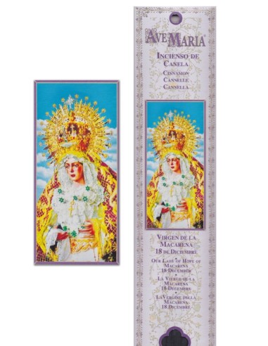 Pochette encens "Vierge de la Macarena" - 15 pces - 60gr