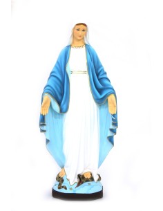 Vierge Miraculeuse en polyrésine 80 cm