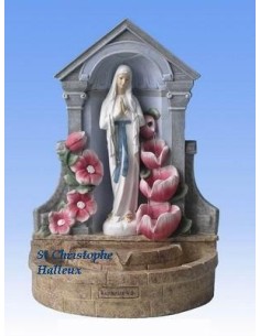 Vierge Miraculeuse bénitier à poser 22,50 cm