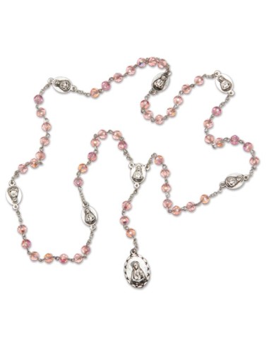 Chapelet des 7 douleurs rose