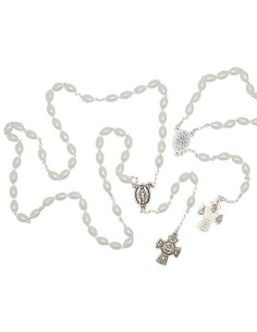 Chapelet de la Vierge Miraculeuse avec croix des Saints protecteurs