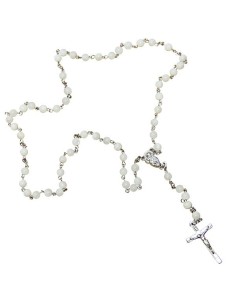 Chapelet banc en nacre 
