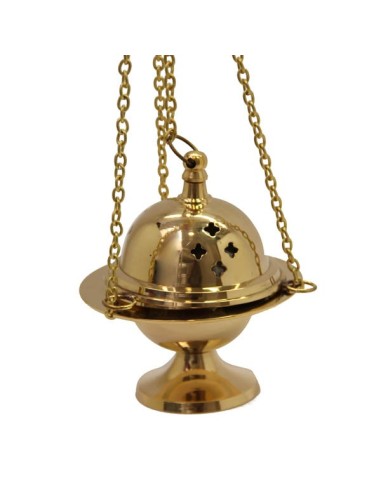 Encensoir en cuivre avec chaînette