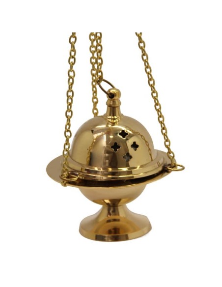 Encensoir en cuivre avec chaînette