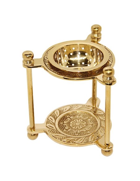 Encensoir sculpté avec bougie