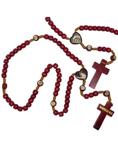 Chapelet Christ Miséricordieux en bois