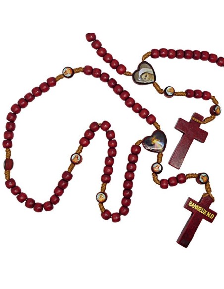 Chapelet Christ Miséricordieux en bois