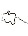 Chapelet brun collier