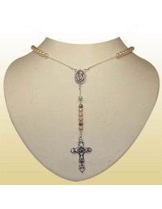 Chapelet perles nacrées collier