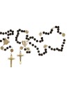 Chapelet Saint Benoît - brun - doré - fer
