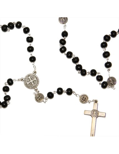 Chapelet Saint Benoît - noir