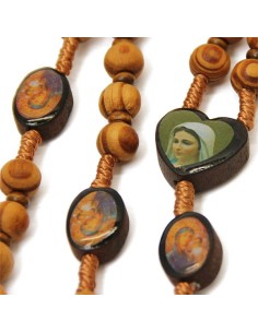 Chapelet bois olivier Soufanieh et icône 2