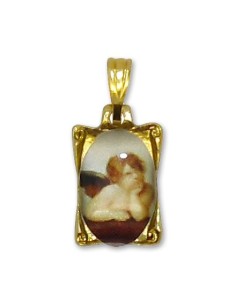 Médaille avec Ange rectangulaire 