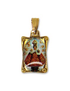 Médaille du Petit Jésus de Prague rectangulaire 