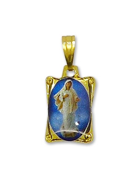 Médaille avec Ange rectangulaire 