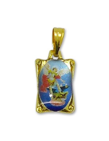 Médaille Saint Michel rectangulaire 