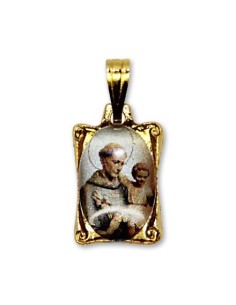 Médaille avec Ange rectangulaire 