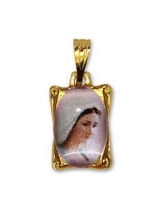 Médaille avec Ange rectangulaire 