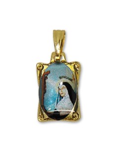 Médaille de Sainte Rita rectangulaire 