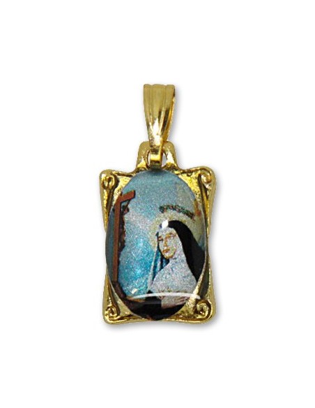 Médaille avec Ange rectangulaire 