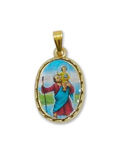 Médaille avec Ange rectangulaire 