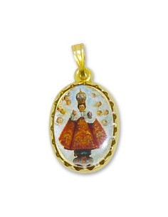 Médaille du Petit Jésus de Prague ovale