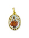 Médaille du Petit Jésus de Prague ovale