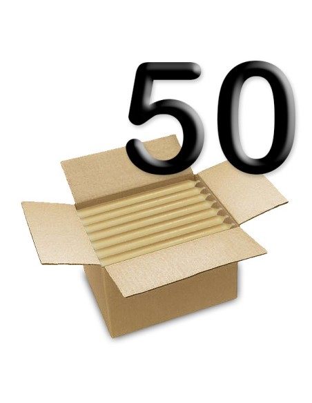 Bougies colorées dans la masse - Blanches