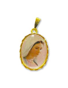 Médaille de la Vierge de Medjugorje  ovale