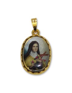 Médaille de Sainte Thérèse de Lisieux ovale