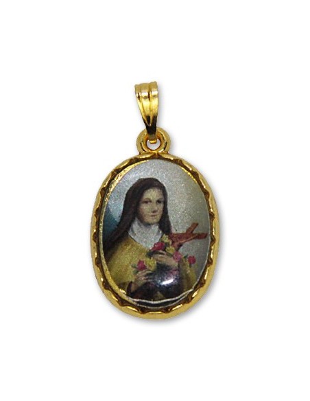Médaille de Sainte Thérèse de Lisieux ovale