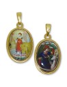 Médaille de Saint Guy et Saint Hubert ovale