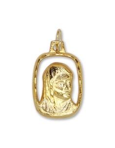 Médaille de la Vierge Marie dorée 18 mm