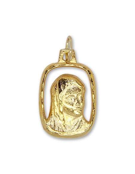 Médaille de la Vierge Marie dorée 18 mm