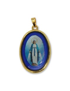 Médaille avec Ange rectangulaire 